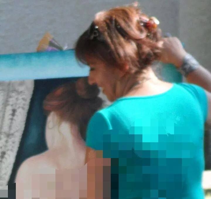 Foto da una mostra di Celestina Fortuna