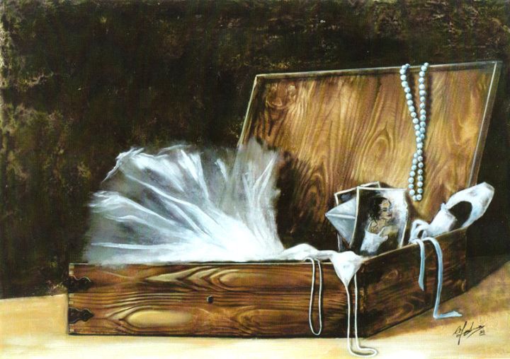 Sogni di Ragazza, dipinto di Celestina Fortuna