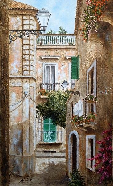 Vicolo di Tropea 1, dipinto di Celestina Fortuna