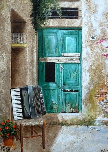 La solitudine, dipinto di Celestina Fortuna